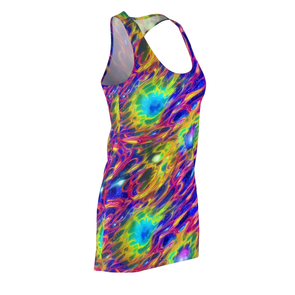 Orbiting Fever on Racerback Dress — Front Side