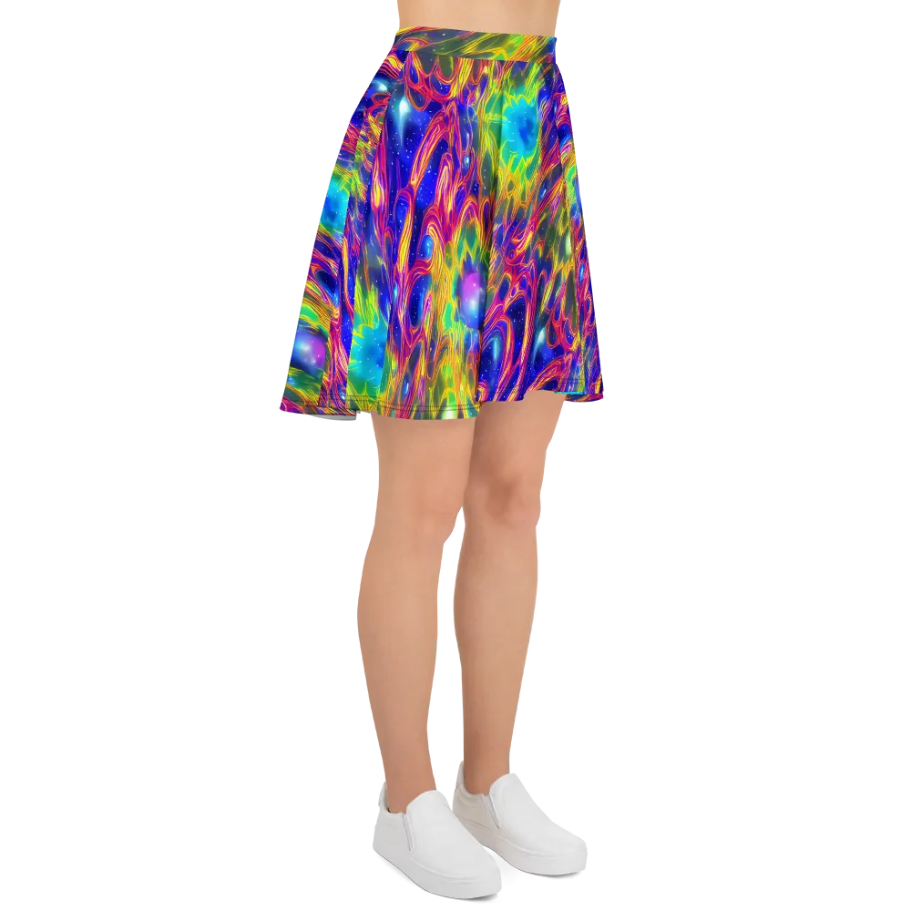 Orbiting Fever on Skater Skirt — Right