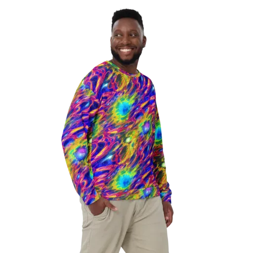 Orbiting Fever on a Sweatshirt