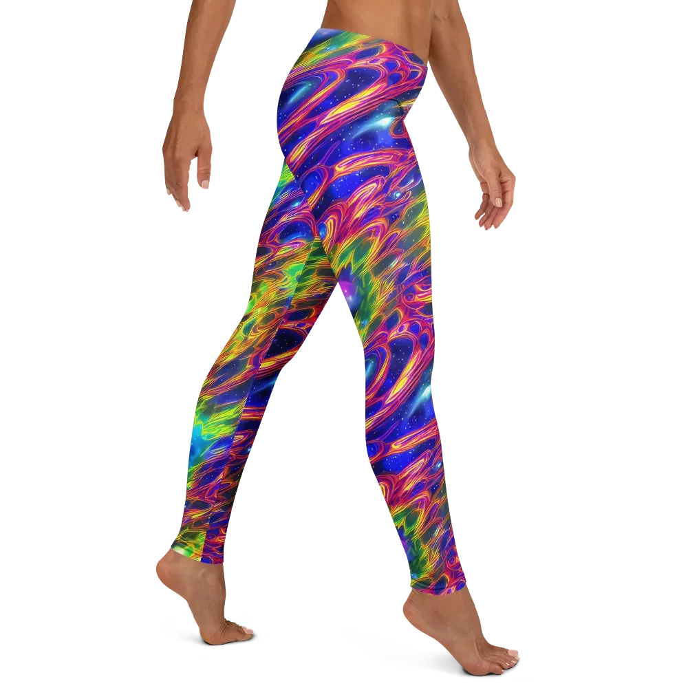 Orbiting Fever on Leggings — Right