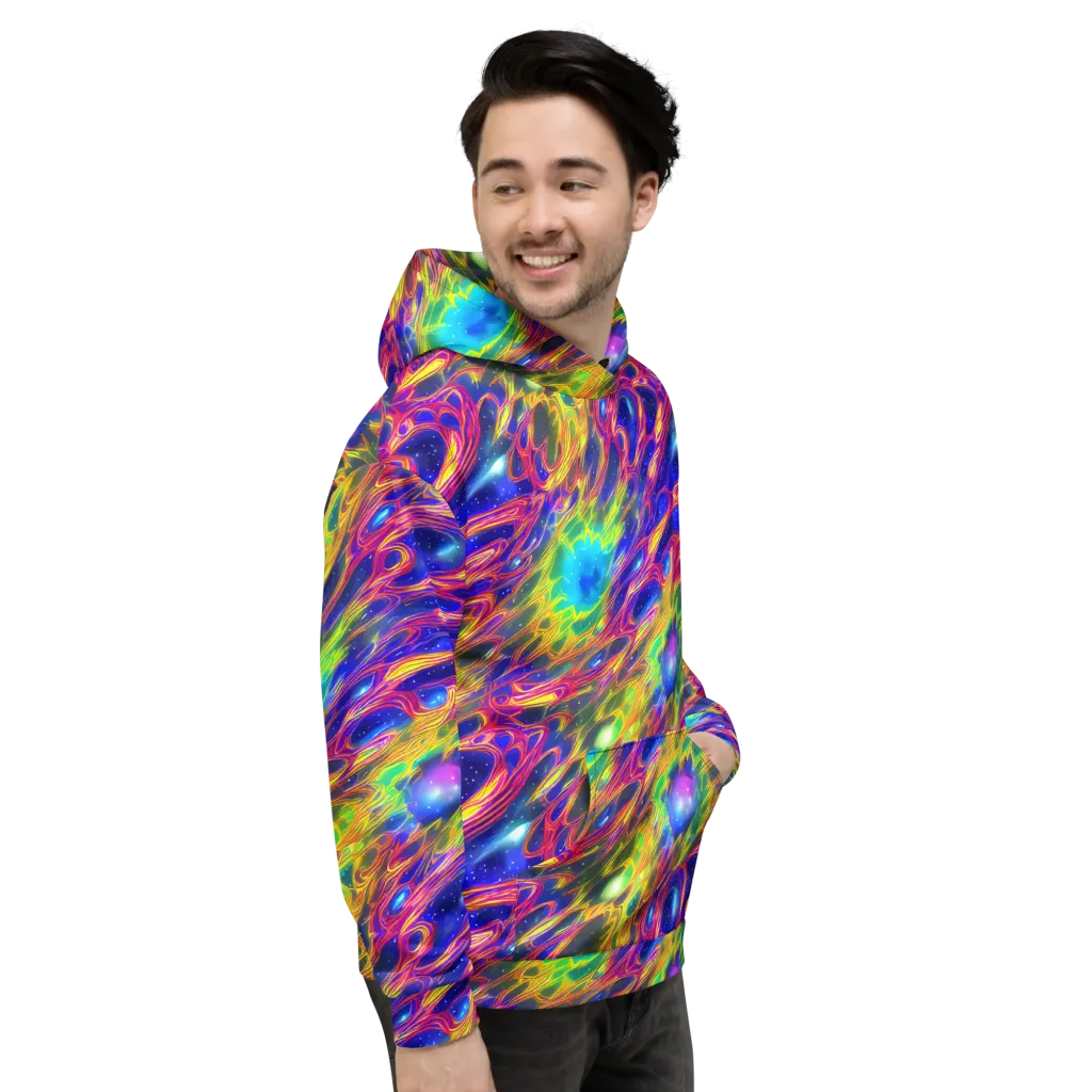 Orbiting Fever on Hoodie — Right
