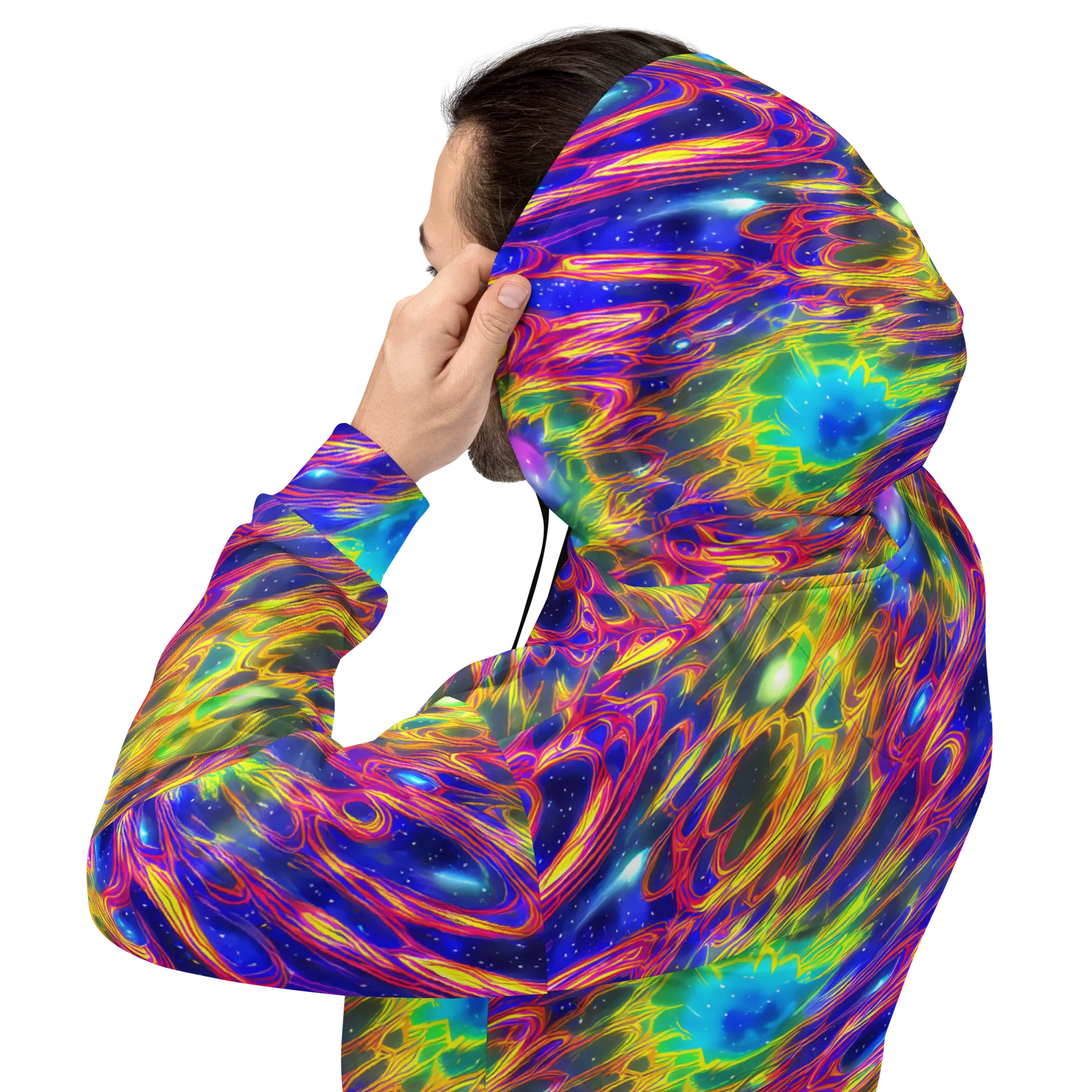 Orbiting Fever on Hoodie — Back