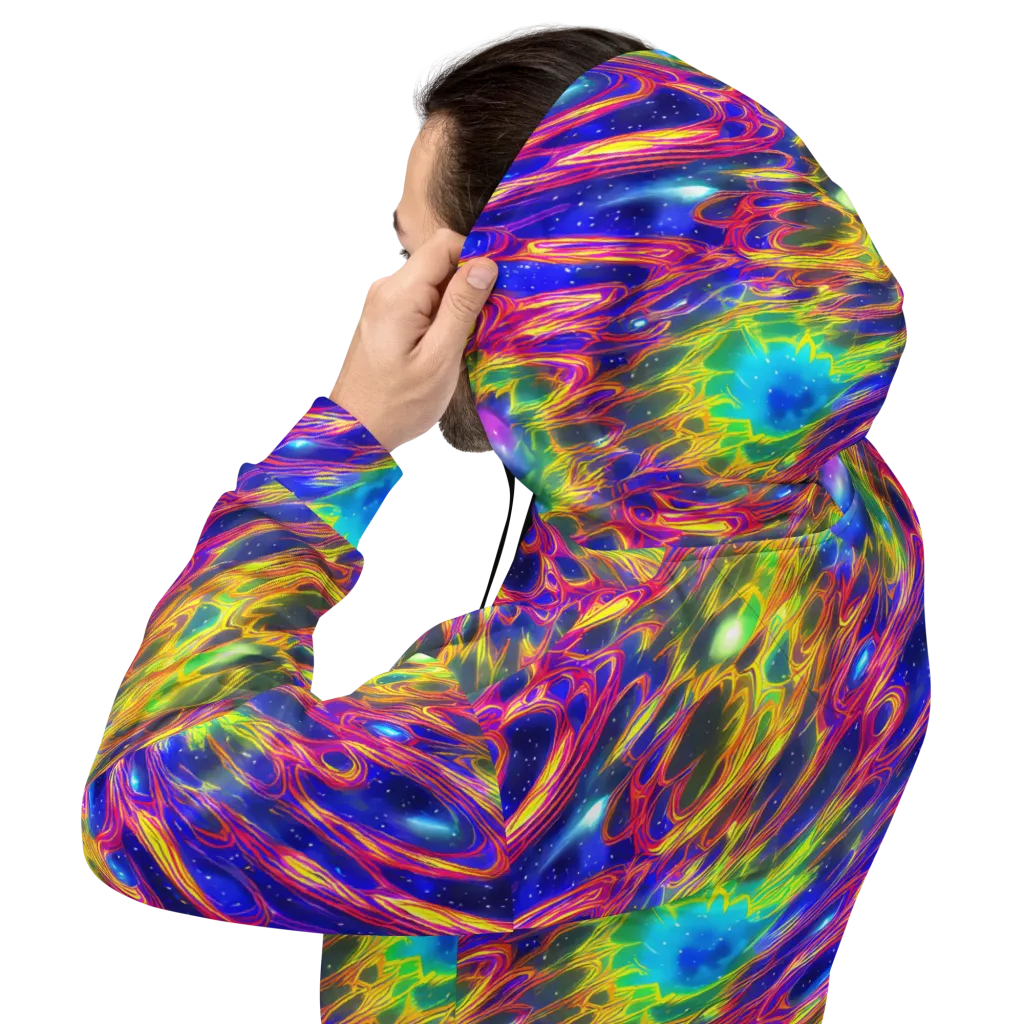 Orbiting Fever on Hoodie — Back