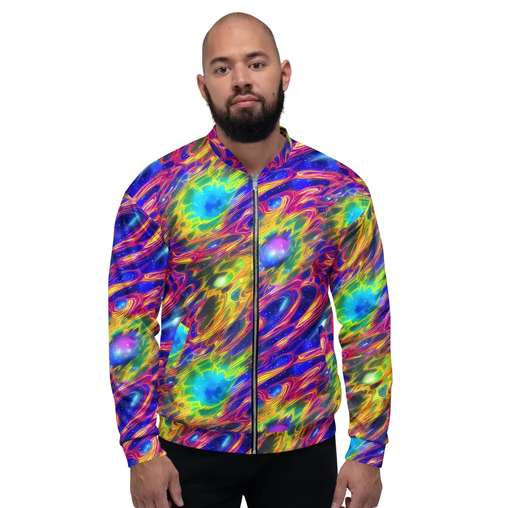 Orbiting Fever on Bomber Jacket — Front
