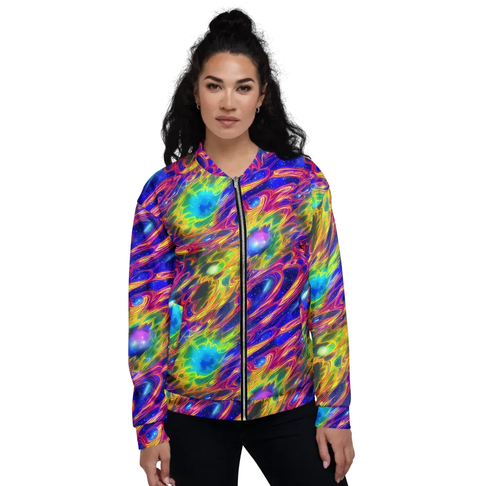 Orbiting Fever on Bomber Jacket — Front