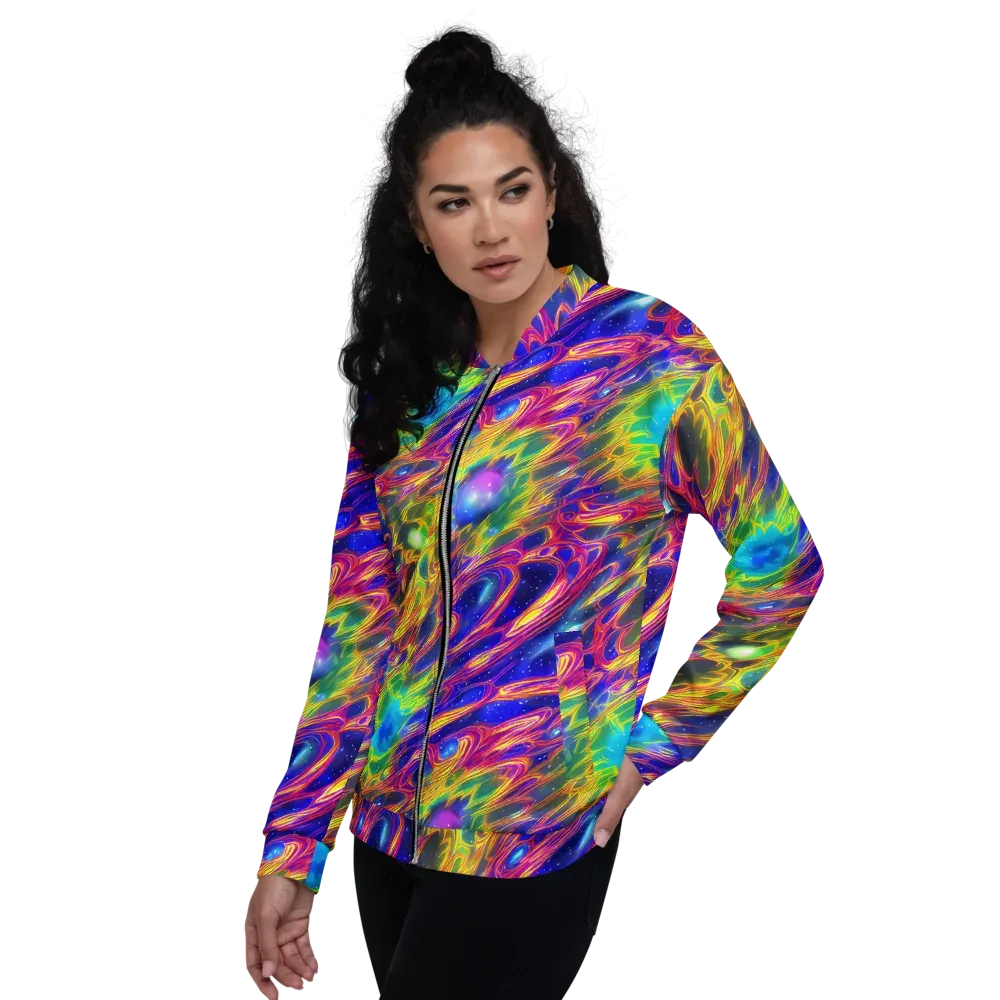 Orbiting Fever on Bomber Jacket — Left