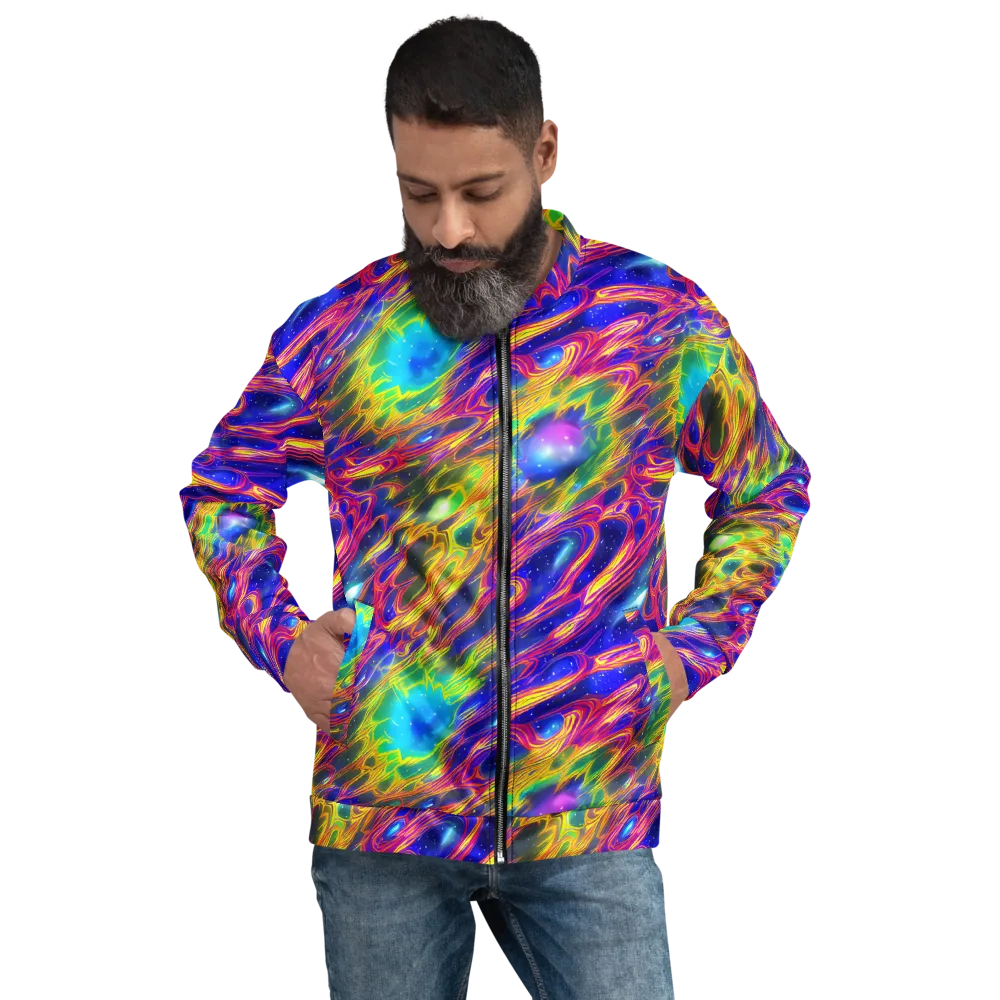 Orbiting Fever on Bomber Jacket — Front