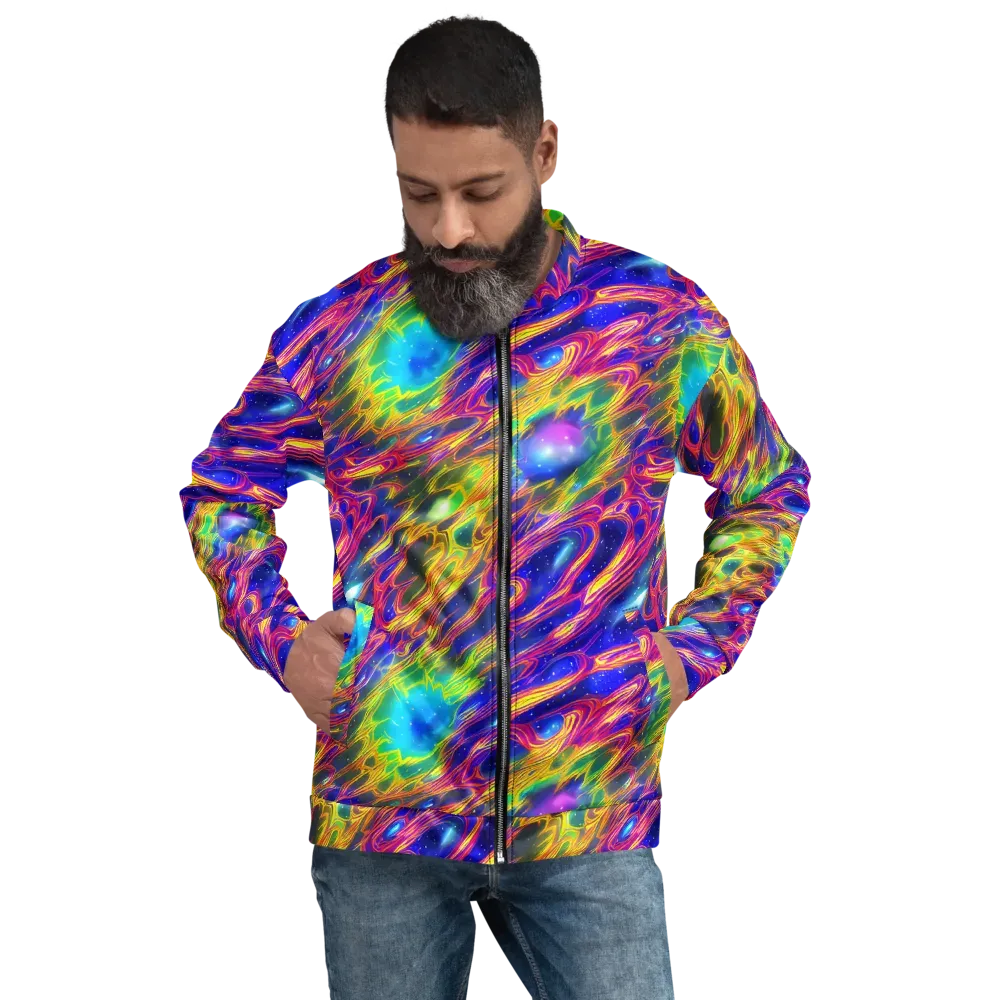 Orbiting Fever on Bomber Jacket — Front