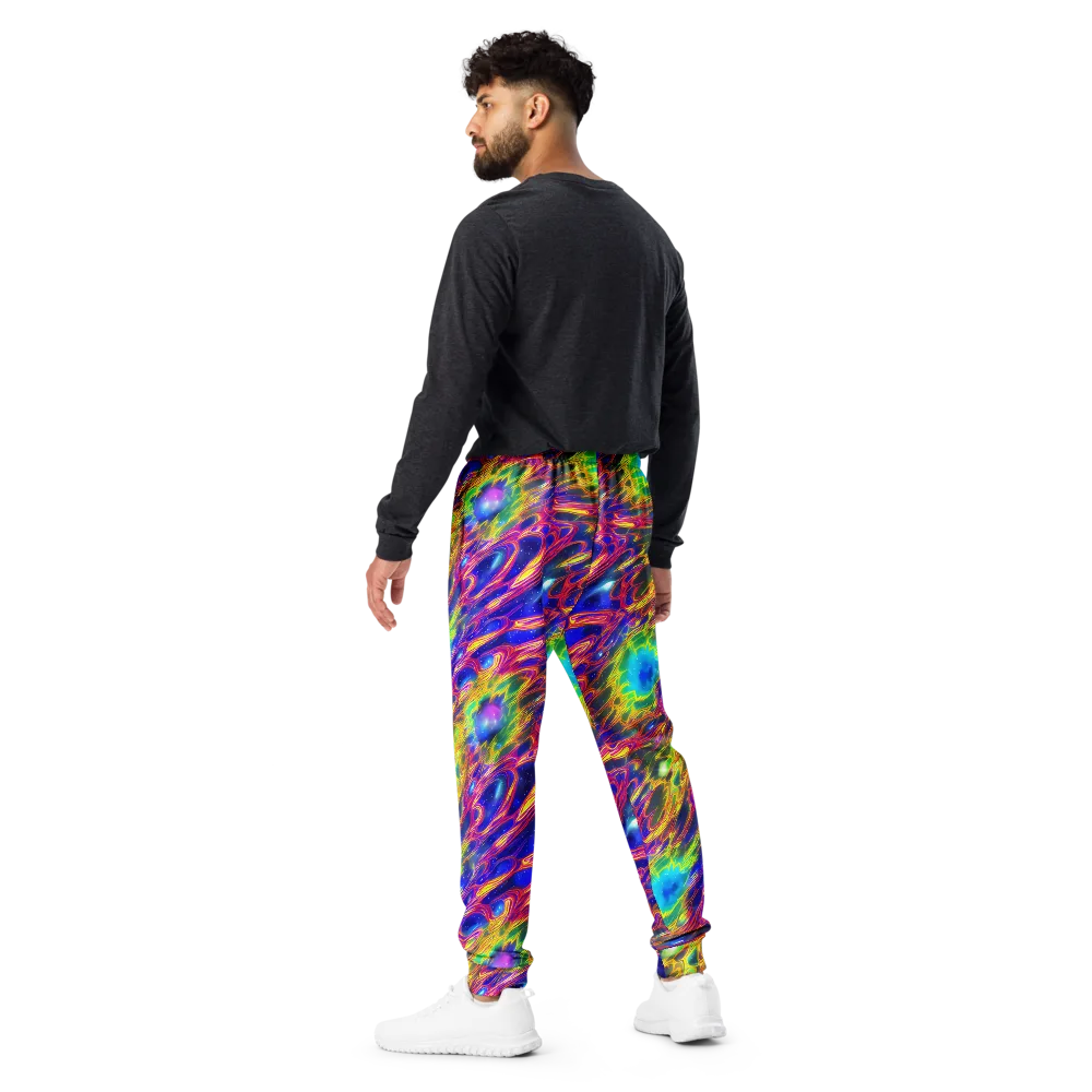 Orbiting Fever on Men's Joggers — Back