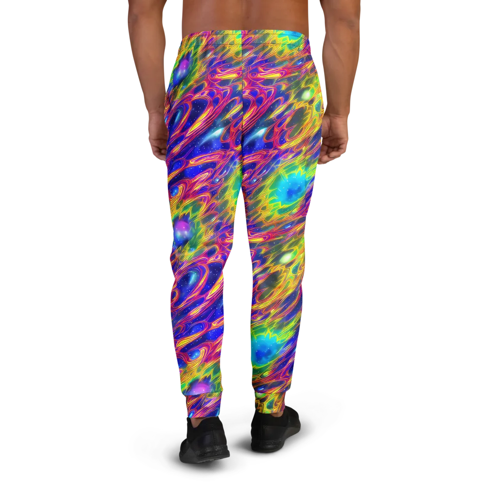 Orbiting Fever on Men's Joggers — Back