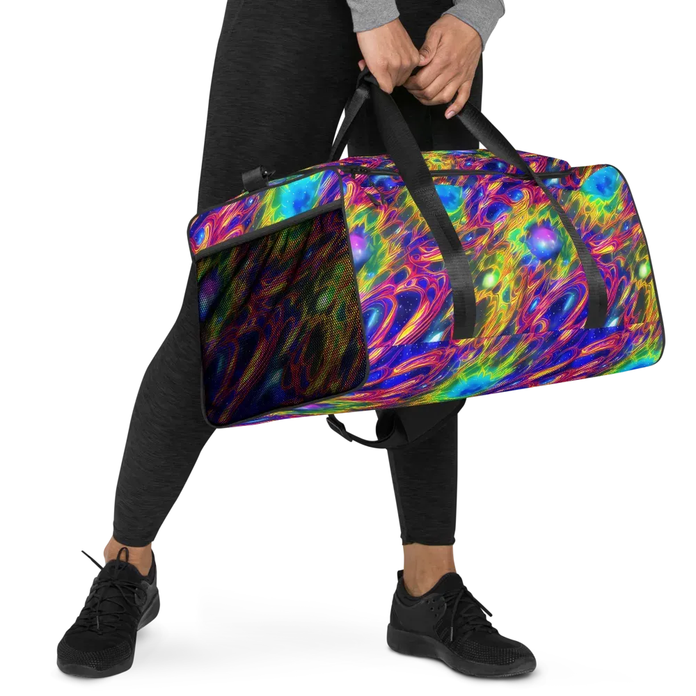 Orbiting Fever on Duffle Bag — Right Front