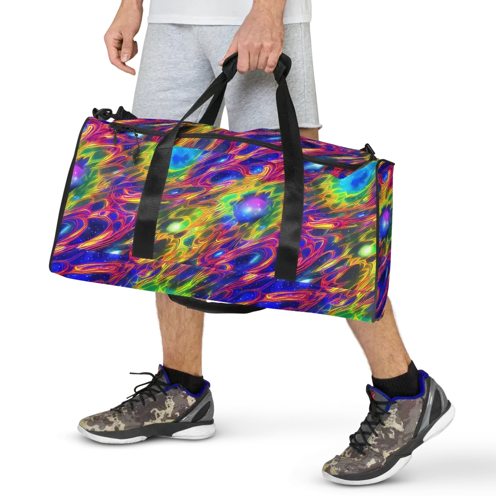 Orbiting Fever on Duffle Bag — Front