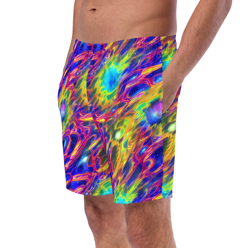 Orbiting Fever on Swim Trunks — Left Front