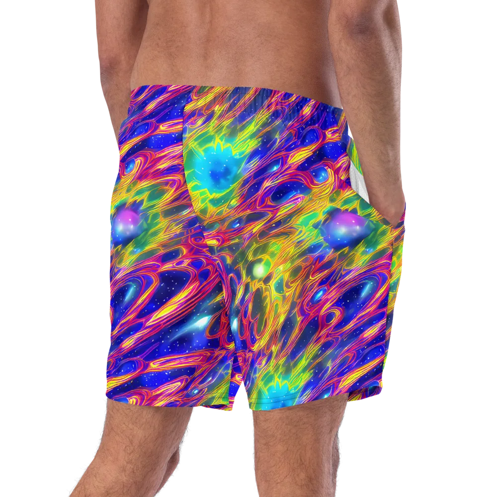 Orbiting Fever on Swim Trunks — Right Back