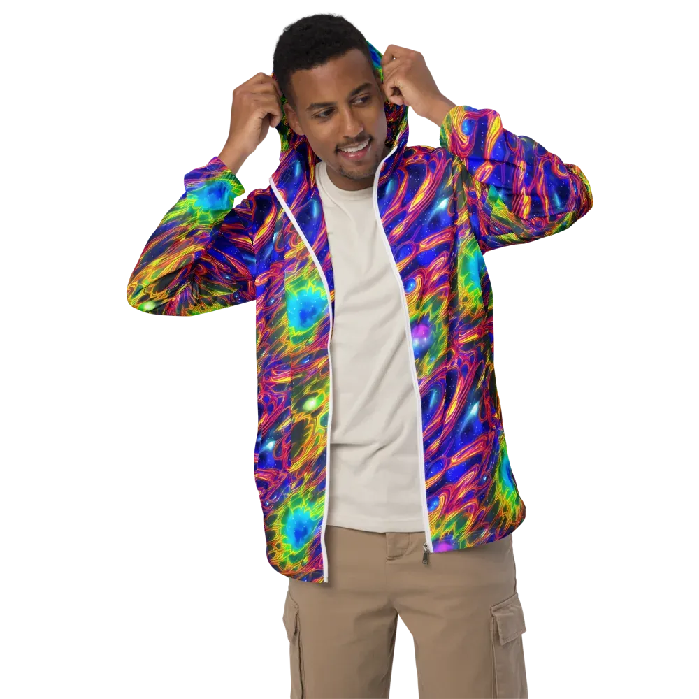 Orbiting Fever on Men's Windbreaker — Front