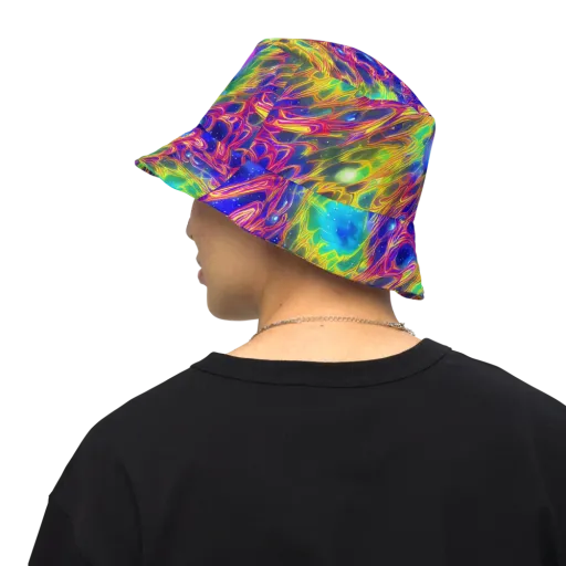 Orbiting Fever on a Reversible Bucket Hat