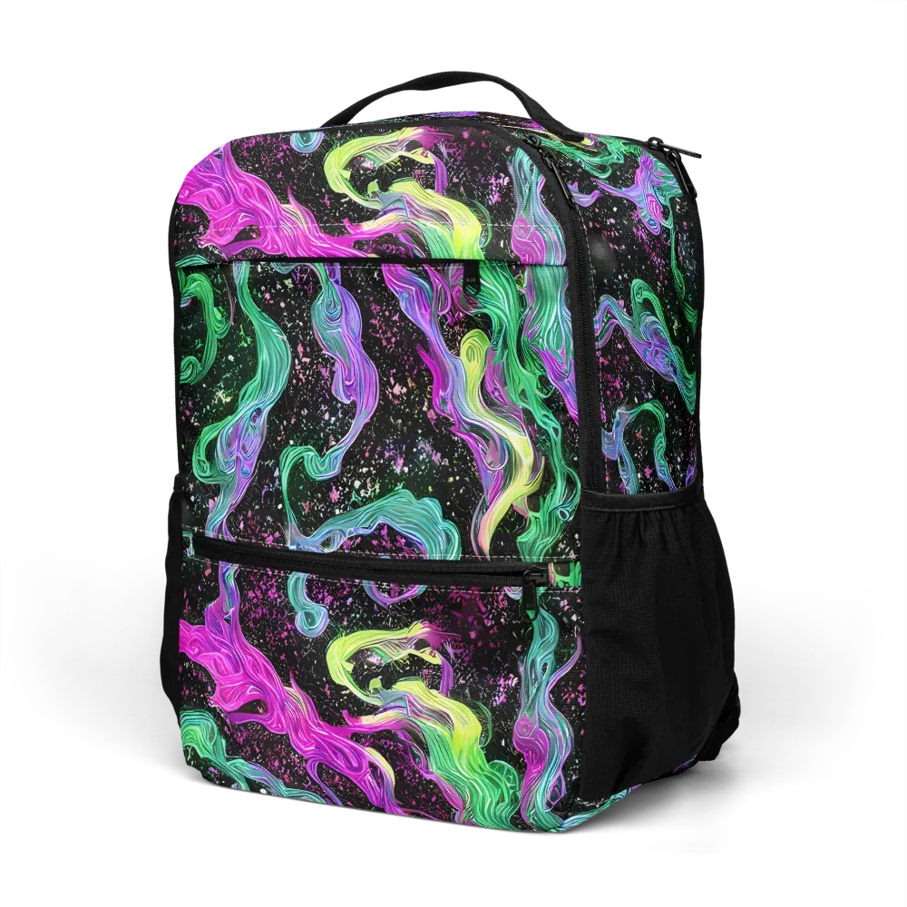 Fluid Afterglow on Utility Backpack — Left Front