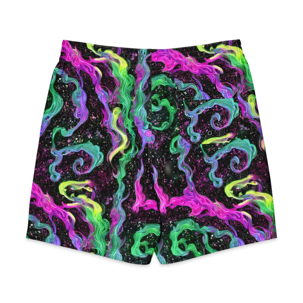 Fluid Afterglow on Men's Board Shorts — Back