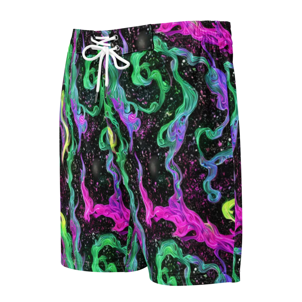 Fluid Afterglow on Men's Board Shorts — Front