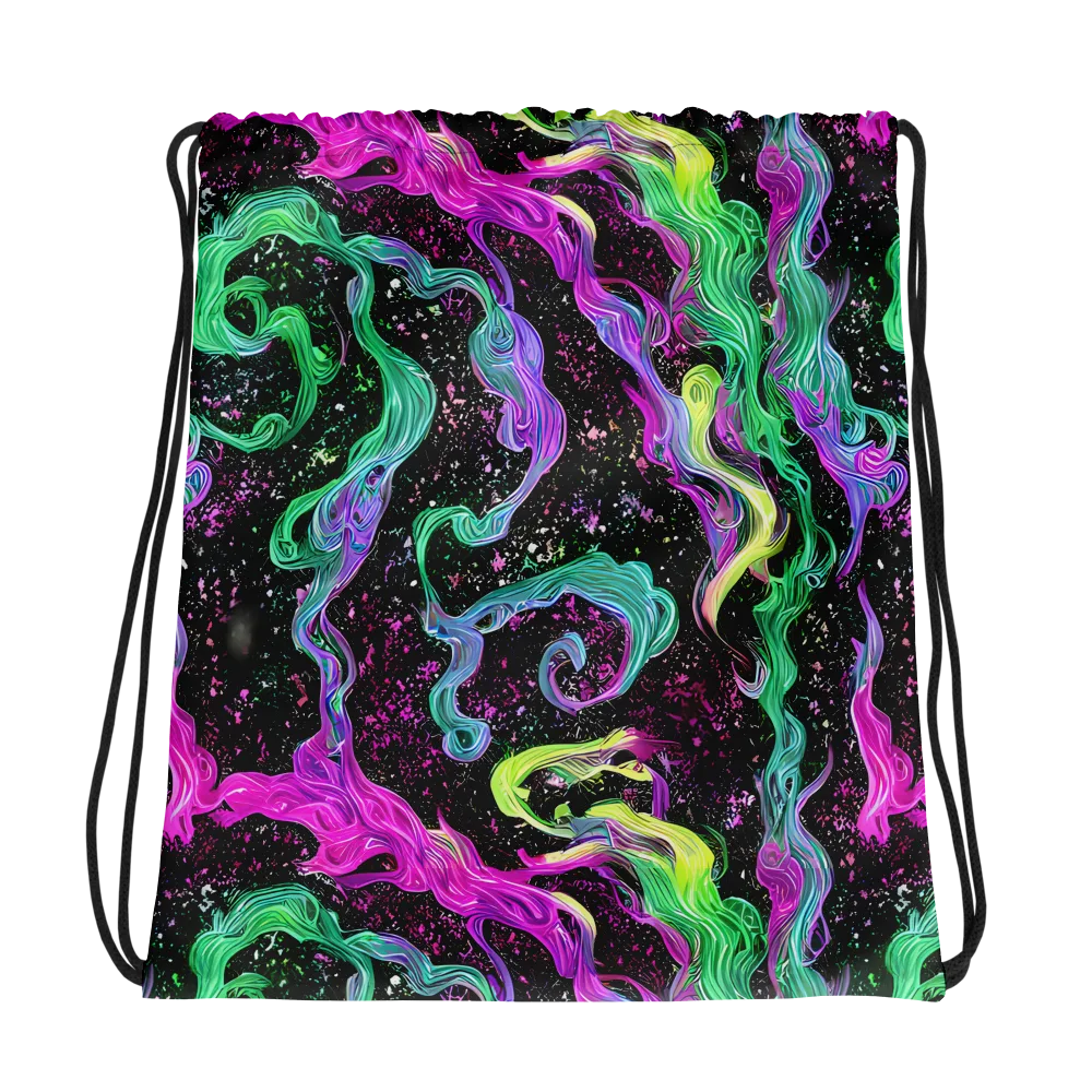 Fluid Afterglow on Drawstring Bag — Photo