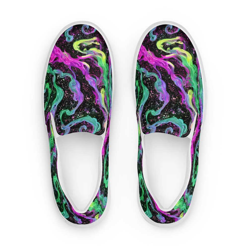 Fluid Afterglow on Women's Slip-On Canvas Shoes — Front