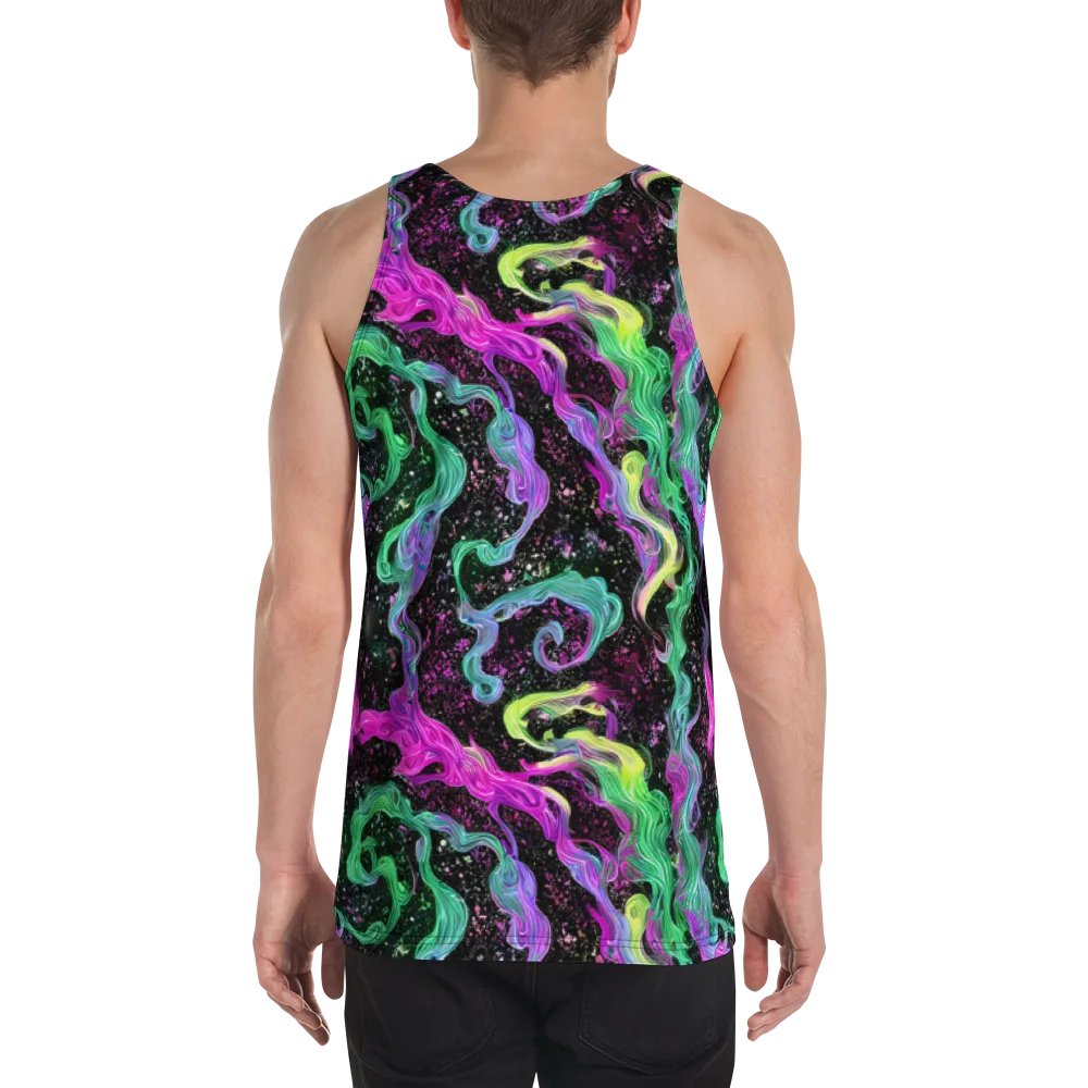Fluid Afterglow on Men's Tank Top — Back
