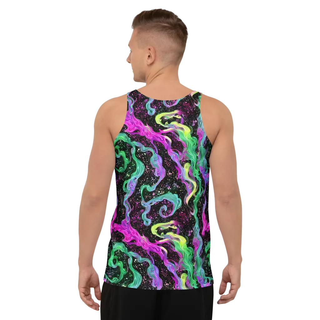 Fluid Afterglow on Men's Tank Top — Back
