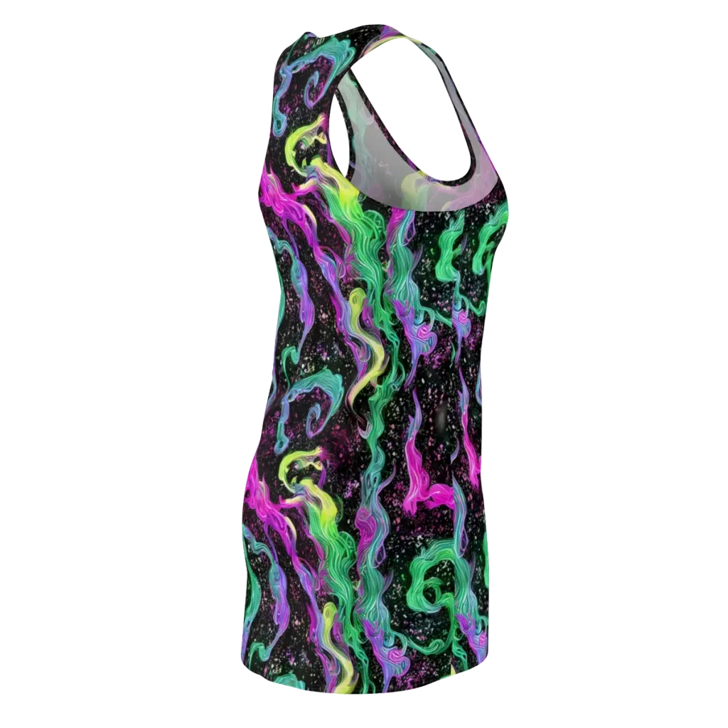 Fluid Afterglow on Racerback Dress — Back Side
