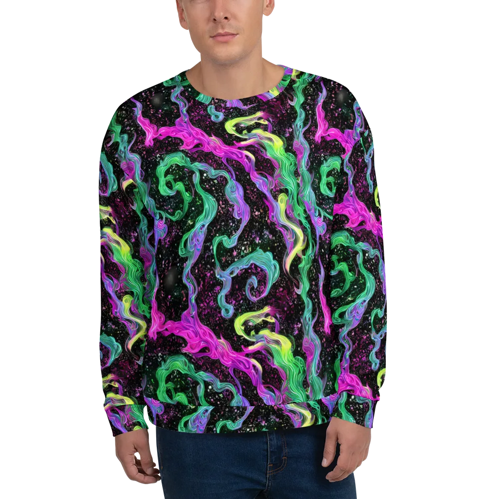 Fluid Afterglow on Sweatshirt — Front