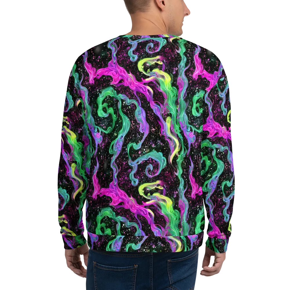 Fluid Afterglow on Sweatshirt — Back