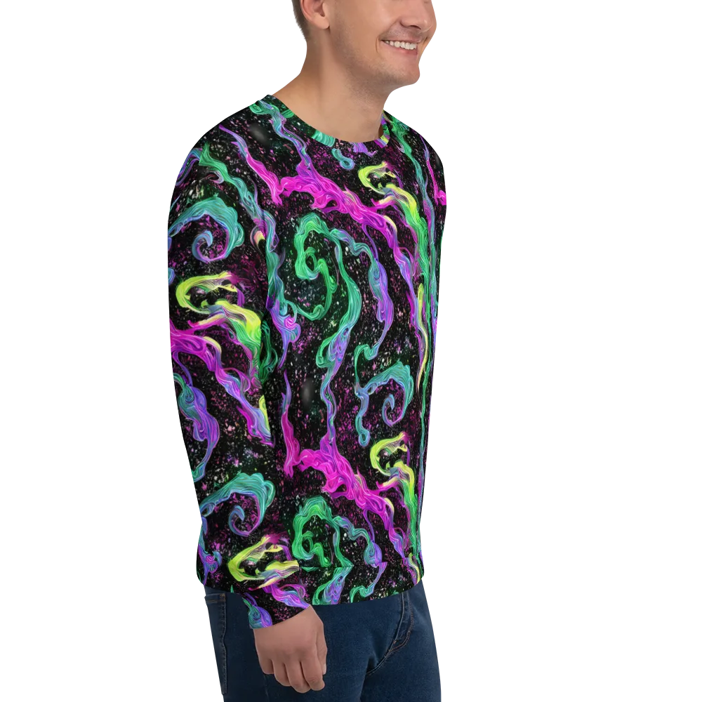 Fluid Afterglow on Sweatshirt — Right Front