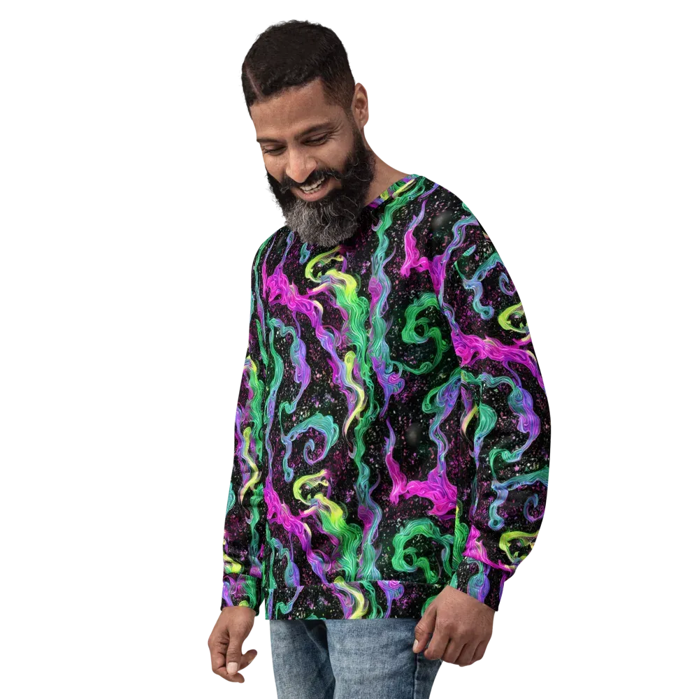Fluid Afterglow on Sweatshirt — Left Front