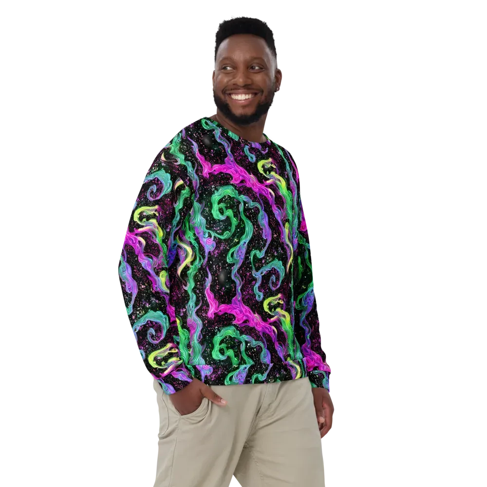 Fluid Afterglow on Sweatshirt — Front