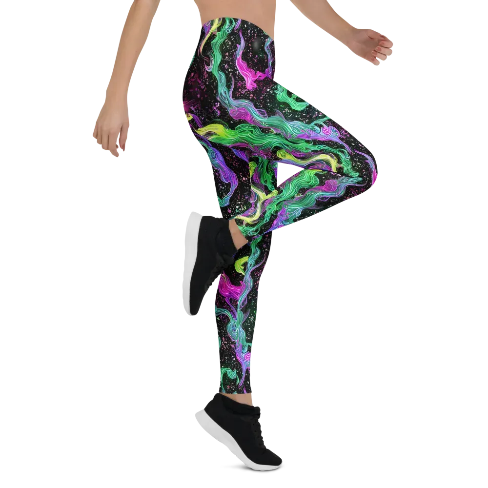 Fluid Afterglow on Leggings — Right