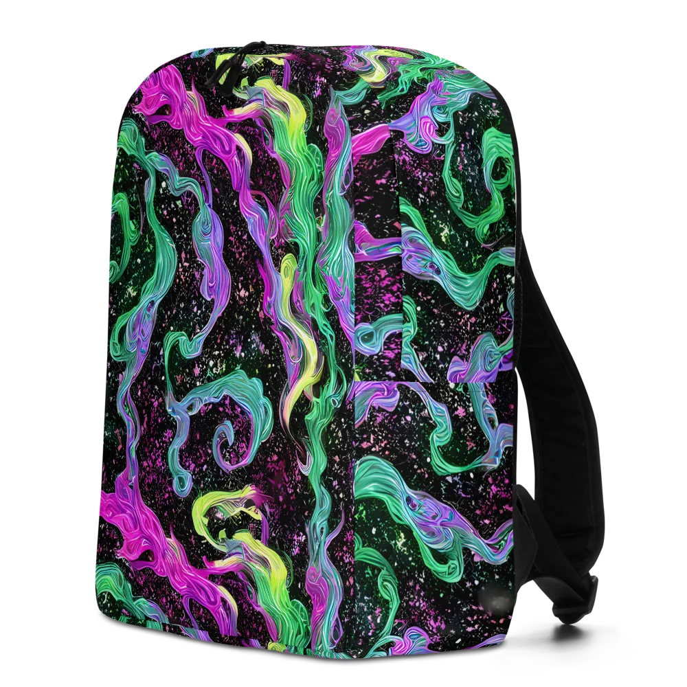 Fluid Afterglow on Minimalist Backpack — Left