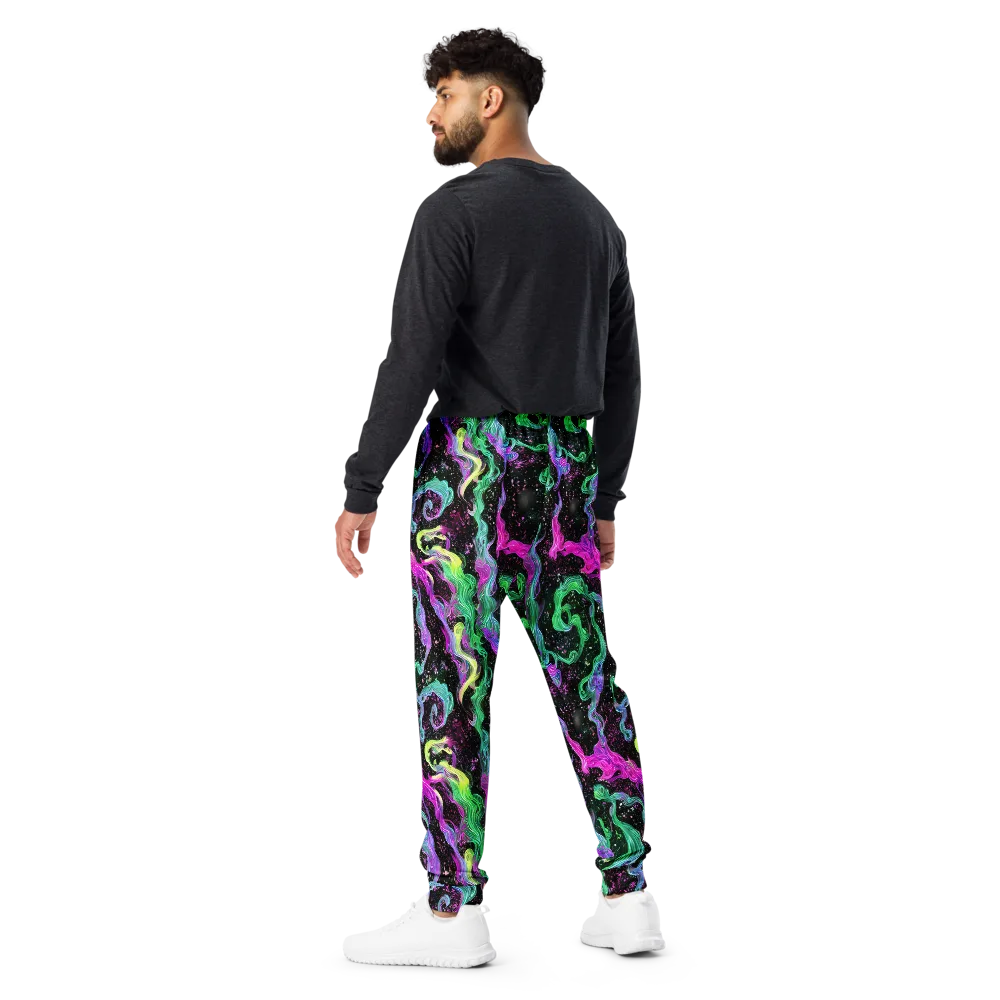 Fluid Afterglow on Men's Joggers — Back