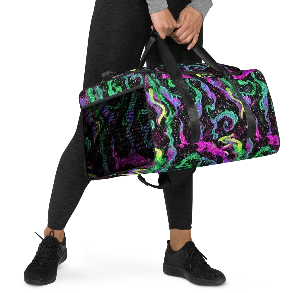 Fluid Afterglow on Duffle Bag — Right Front