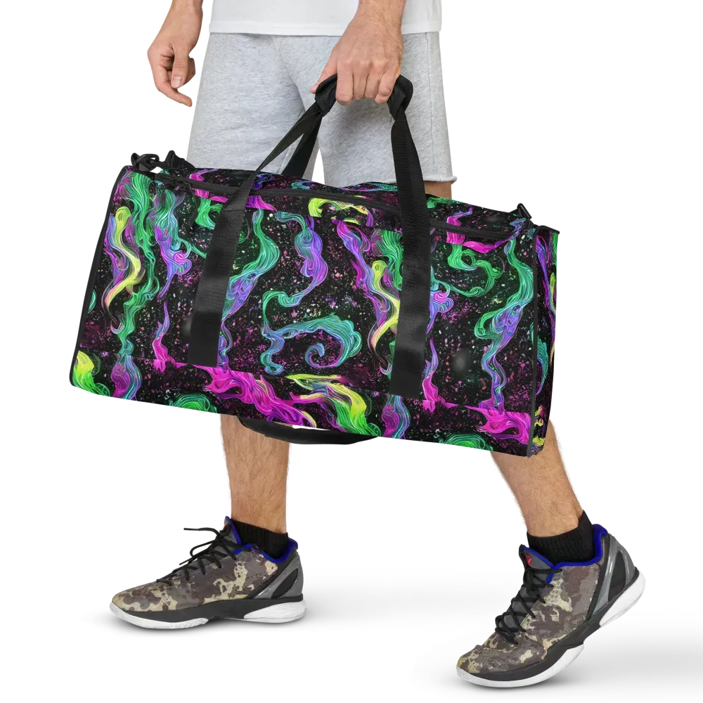 Fluid Afterglow on Duffle Bag — Front
