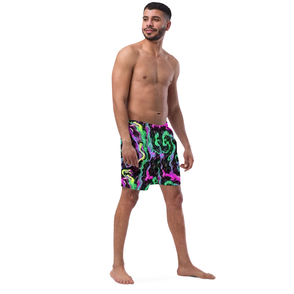 Fluid Afterglow on Swim Trunks — Right Front