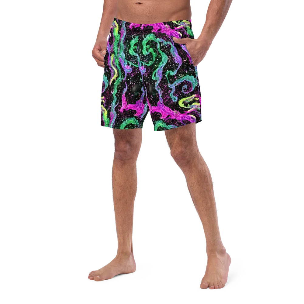 Fluid Afterglow on Swim Trunks — Left Front