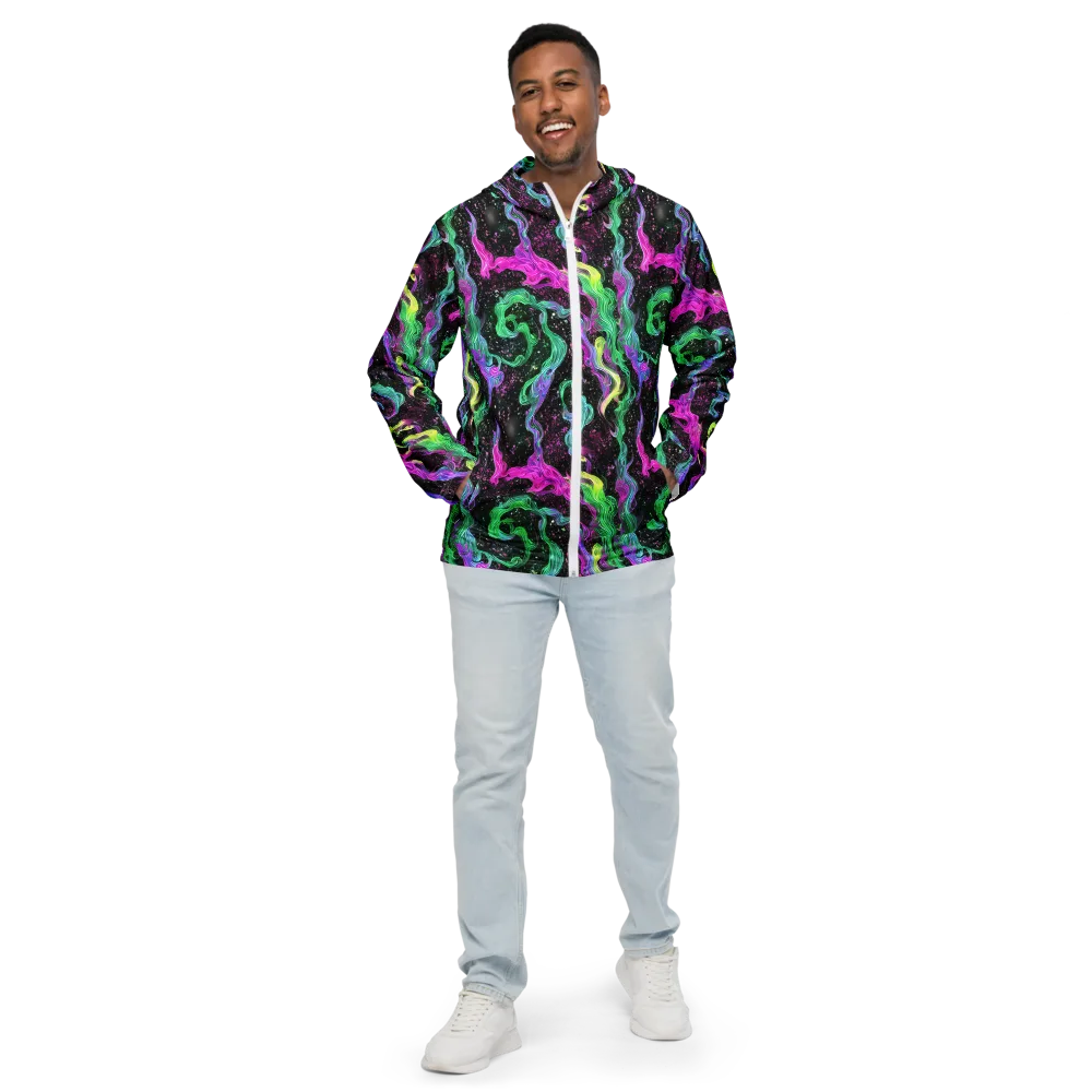 Fluid Afterglow on Men's Windbreaker — Front