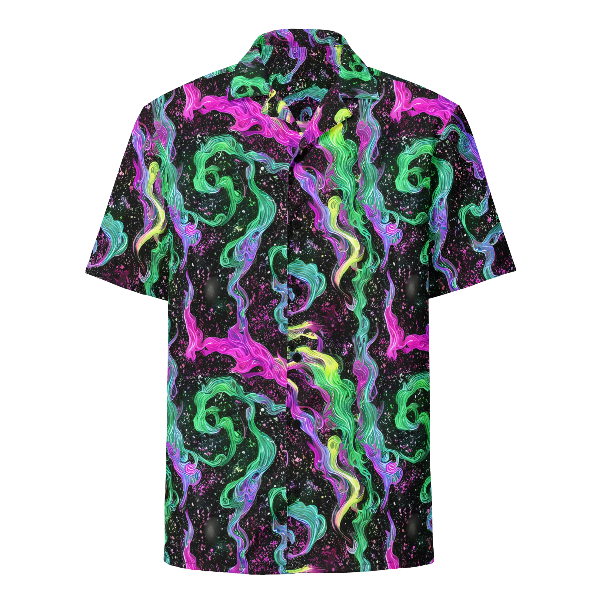 Fluid Afterglow on Button Shirt — Front