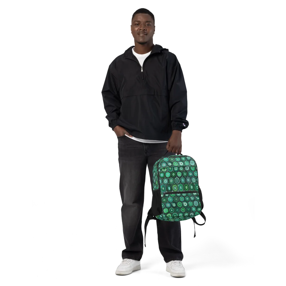 Verdant Orbit on Utility Backpack — Front