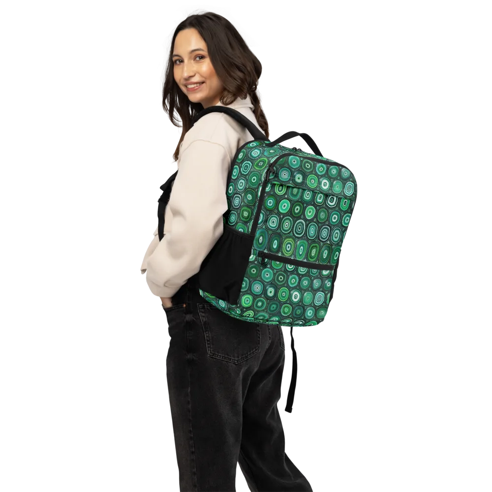 Verdant Orbit on Utility Backpack — Back