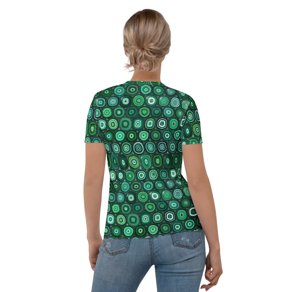 Verdant Orbit on Women's Crew Neck T-Shirt — Back