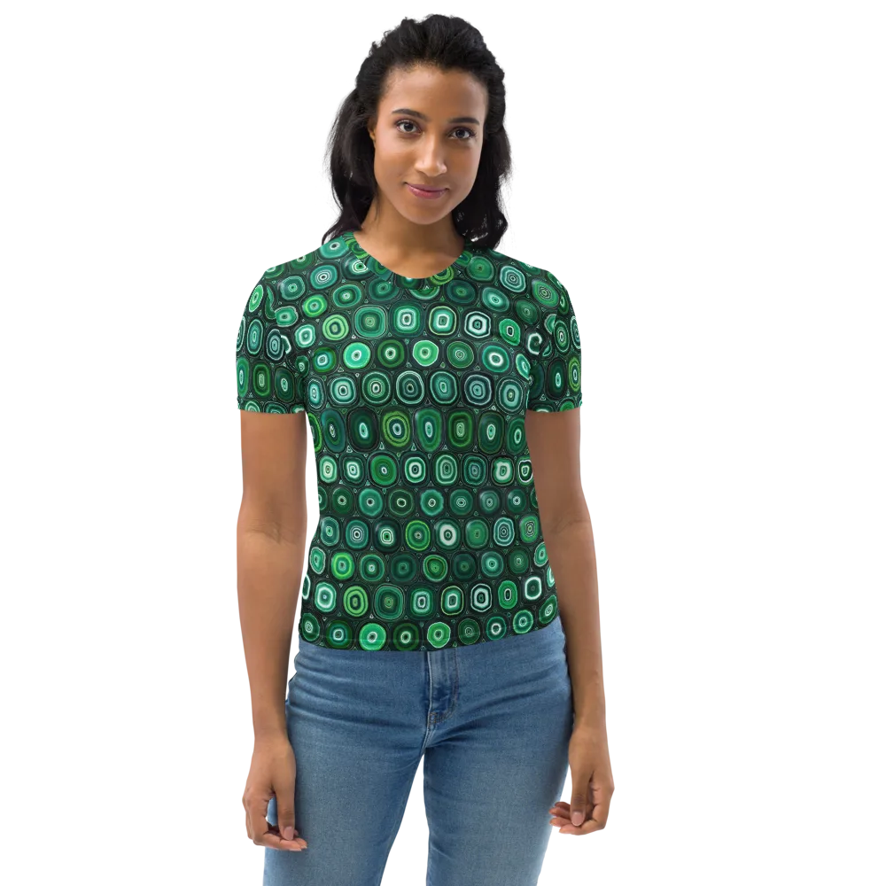 Verdant Orbit on Women's Crew Neck T-Shirt — Front