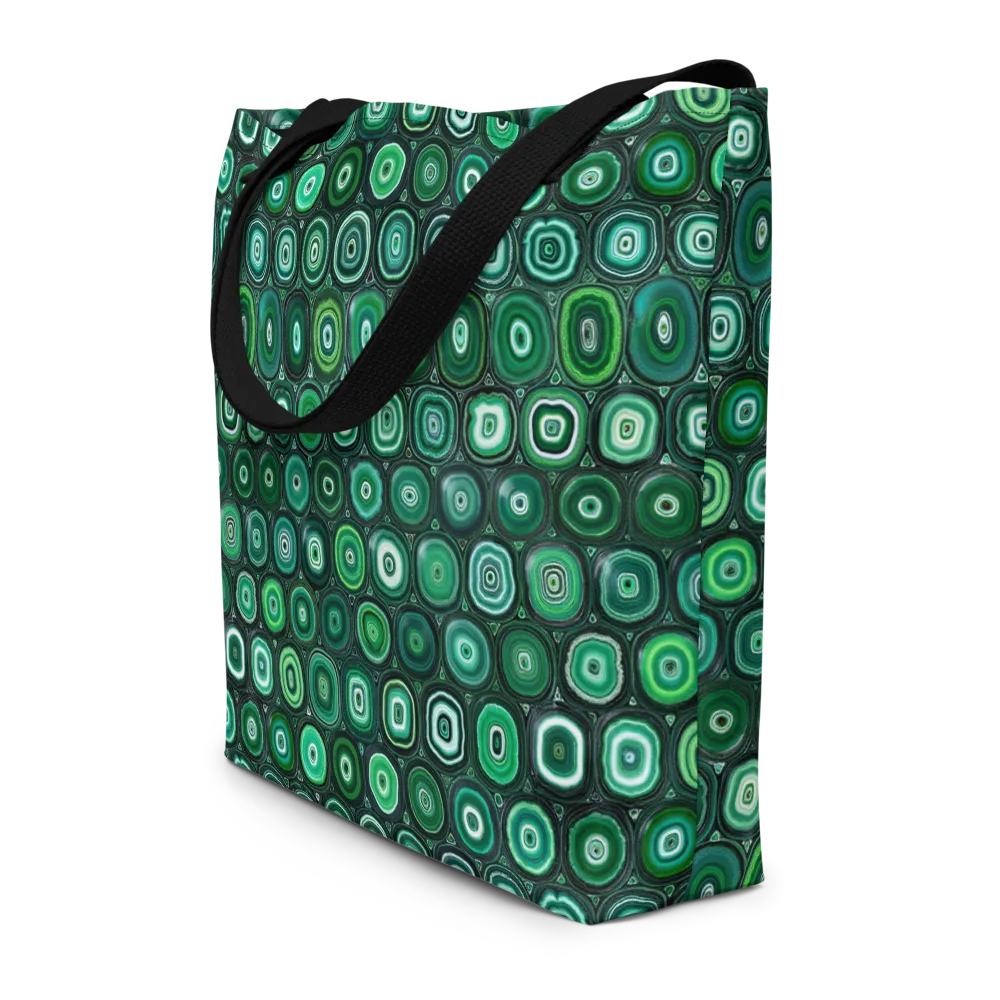 Verdant Orbit on Large Tote Bag W/ Pocket — Front
