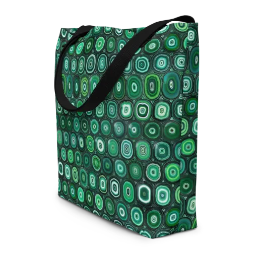 Verdant Orbit on a Large Tote Bag W/ Pocket