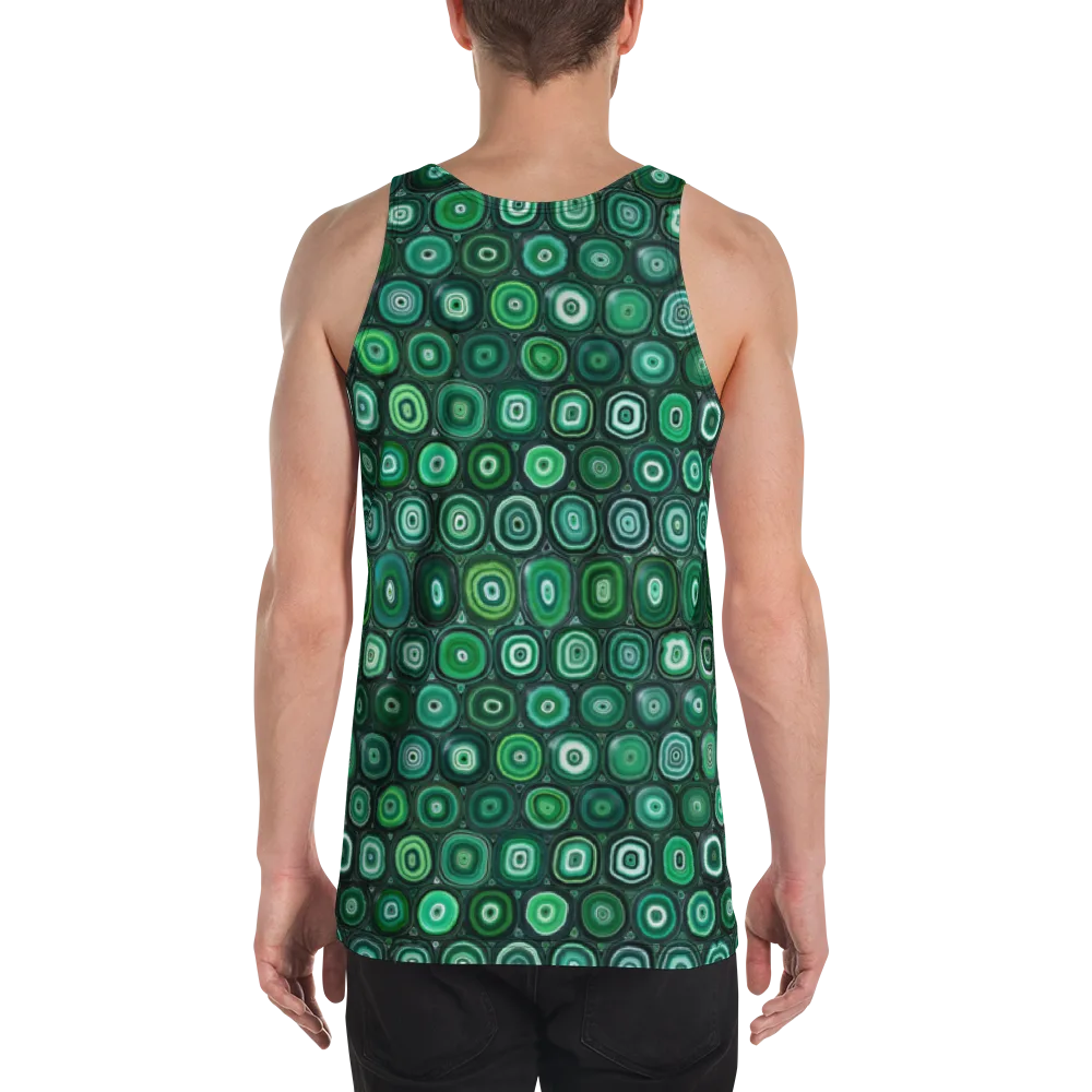 Verdant Orbit on Men's Tank Top — Back