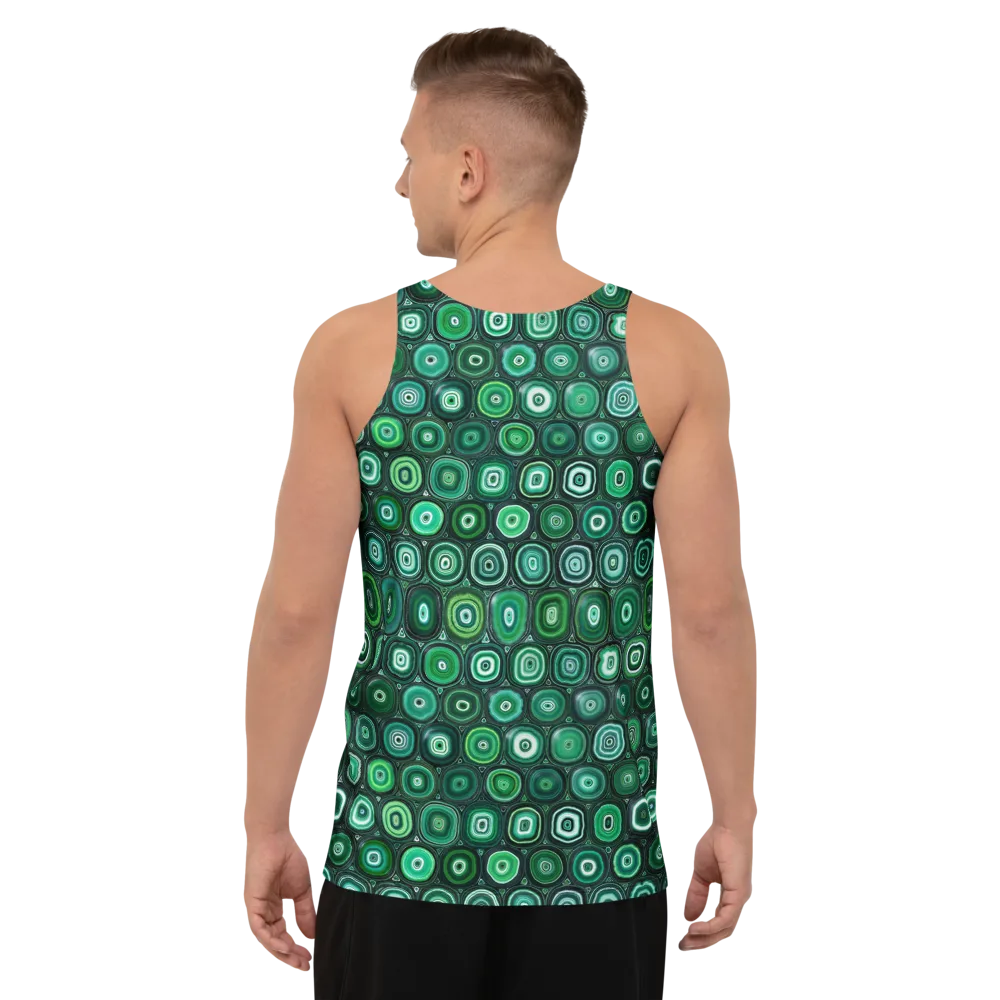 Verdant Orbit on Men's Tank Top — Back